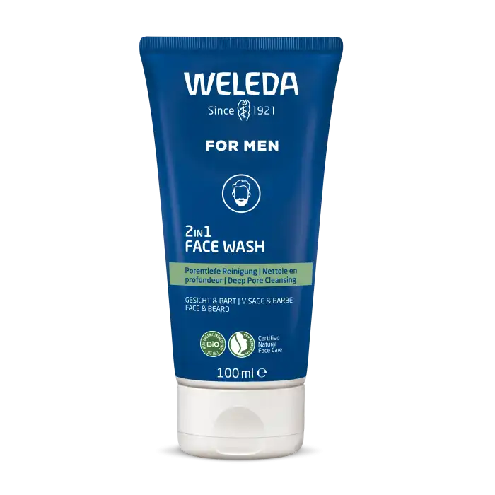 Men Gel Limpiador 2en1 Rostro - Barba 100 ml - Weleda - Comparador de precios