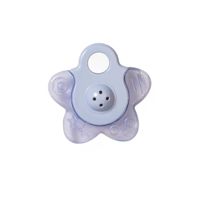 Mordedor De Agua Con Sonajero "star" Azul - SARO - Comparador de precios