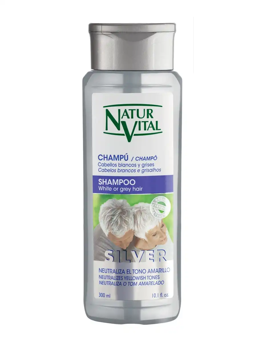 Natur Vital - Champú Para Cabellos Blancos 300 Ml - Natur Vital - Comparador de precios