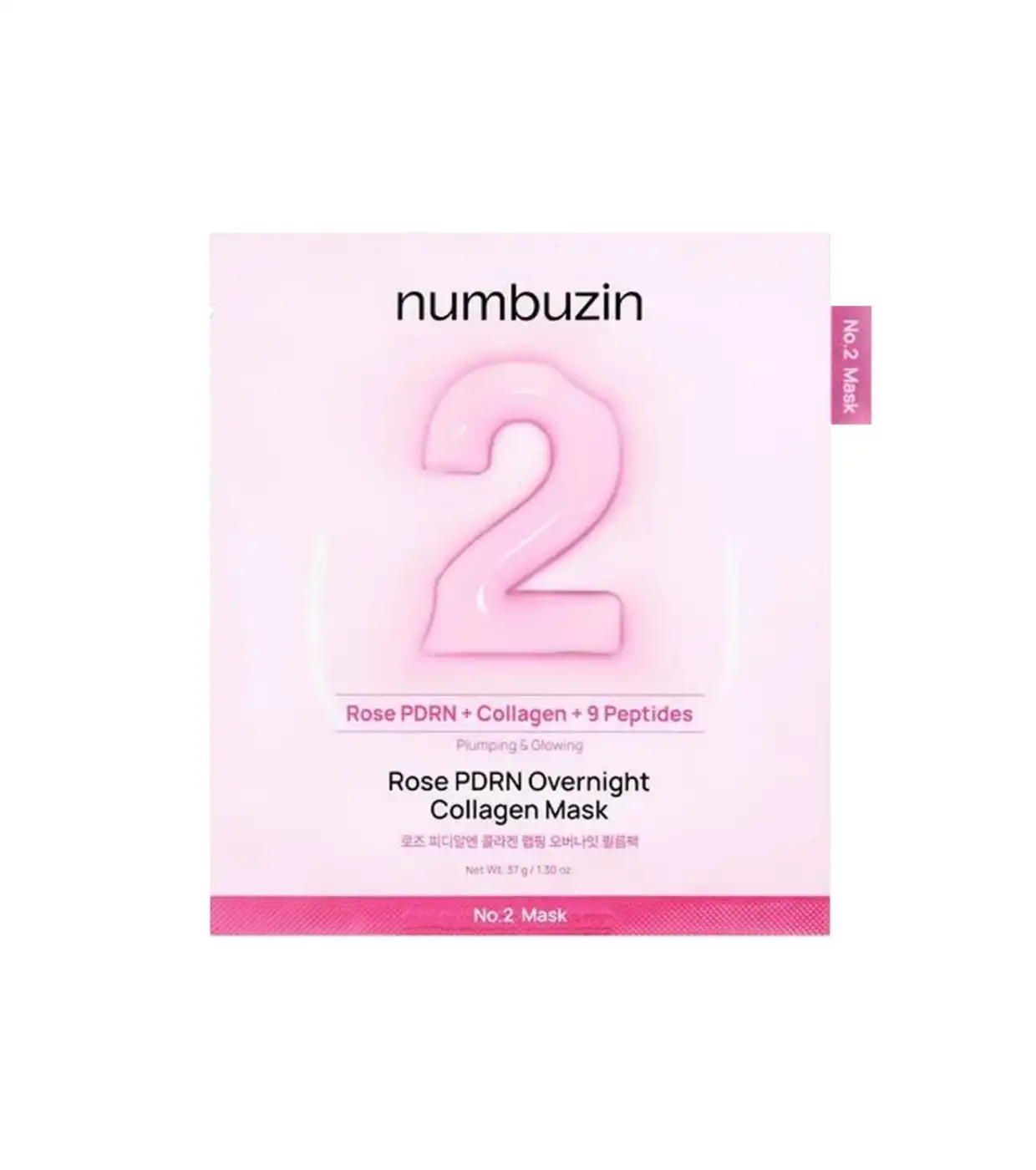 Numbuzin - Mascarilla facial de noche No.2 Rose PDRN Overnight Collagen - Numbuzin - Comparador de precios