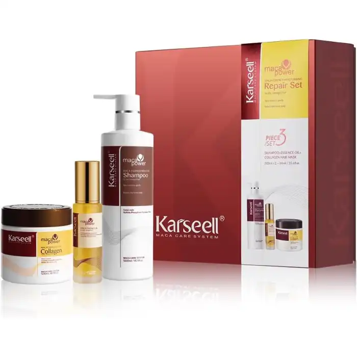 Pack Maca Power Tratamiento Reparador 500 ml - Karseell - Comparador de precios