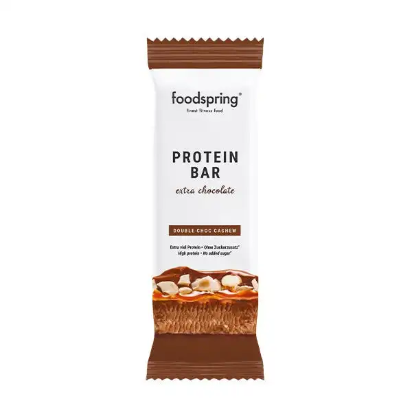 Protein Bar Extra Chocolate Double Choc Cashew - FOODSPRING - Comparador de precios