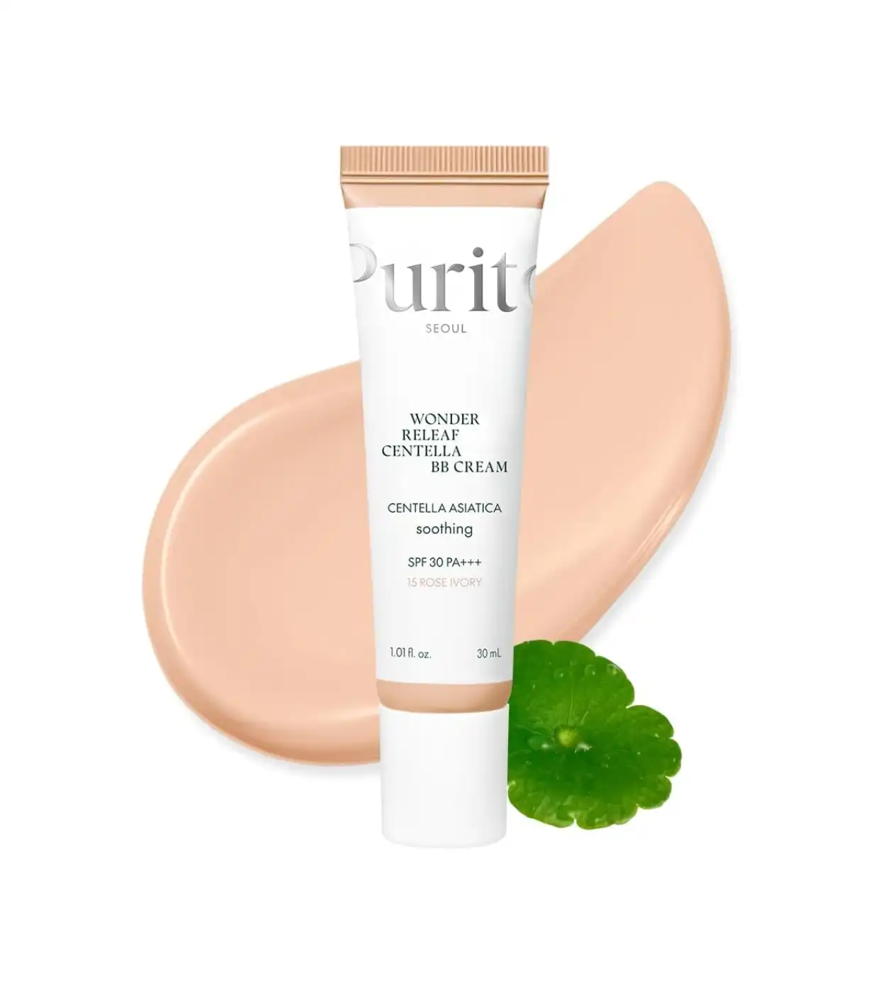 Purito - BB Cream Wonder Releaf Centella SPF30 PA +++ - 15: Rose Ivory - Purito - Comparador de precios