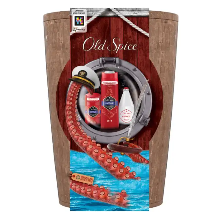 Set de Regalo Captain Barril de Madera 250 ml - Old Spice - Comparador de precios
