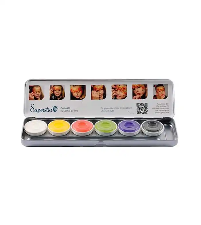 Superstar - Paleta de 6 aquacolores básicos para rostro y cuerpo Bright - Superstar - Comparador de precios