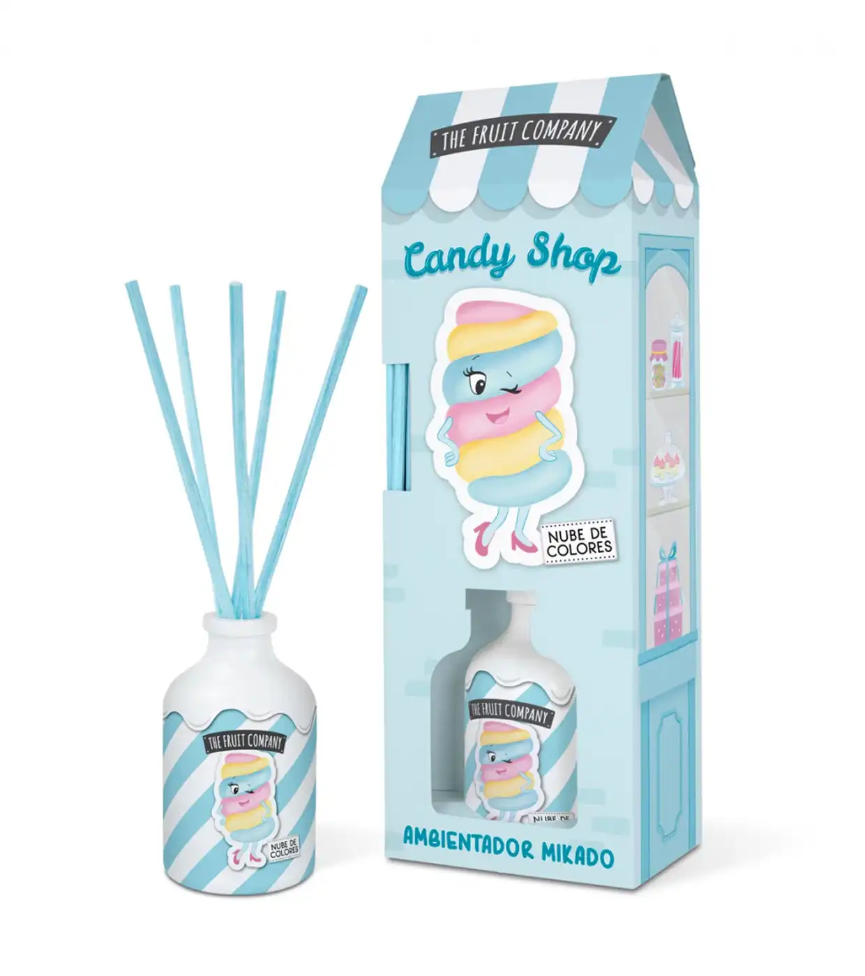 The Fruit Company - *Candy Shop* - Ambientador Mikado - Nube de colores - The Fruit Company - Comparador de precios