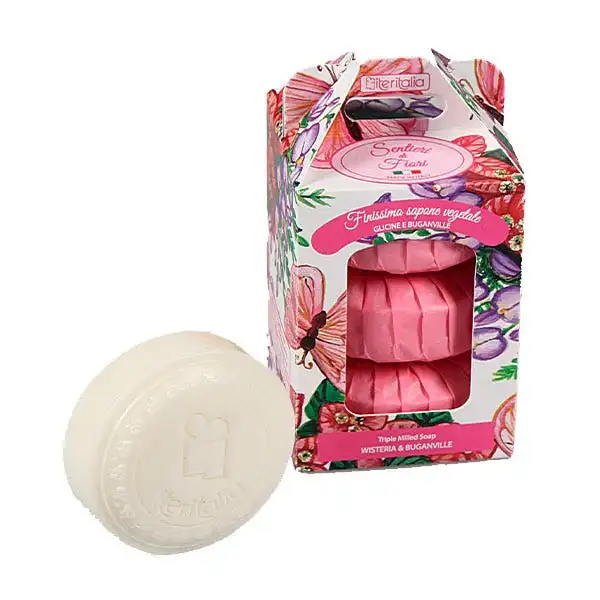 Wisteria & Buganville Triple Soap - ITERITALIA - Comparador de precios