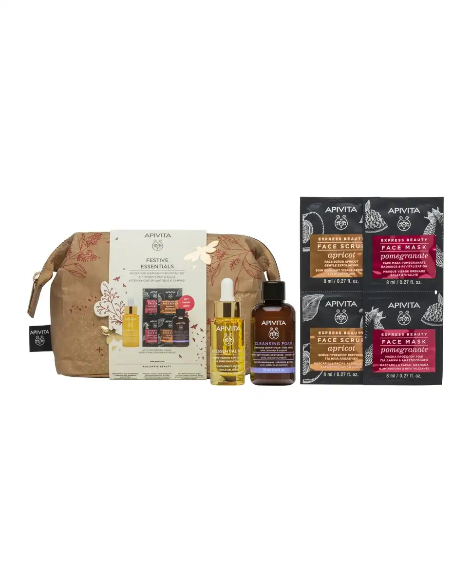 Apivita - Cofre Beessential Oils Aceite De Día + Regalo Crema Espuma 75 Ml + 2 Mascarillas Express Beauty - Apivita - Comparador de precios