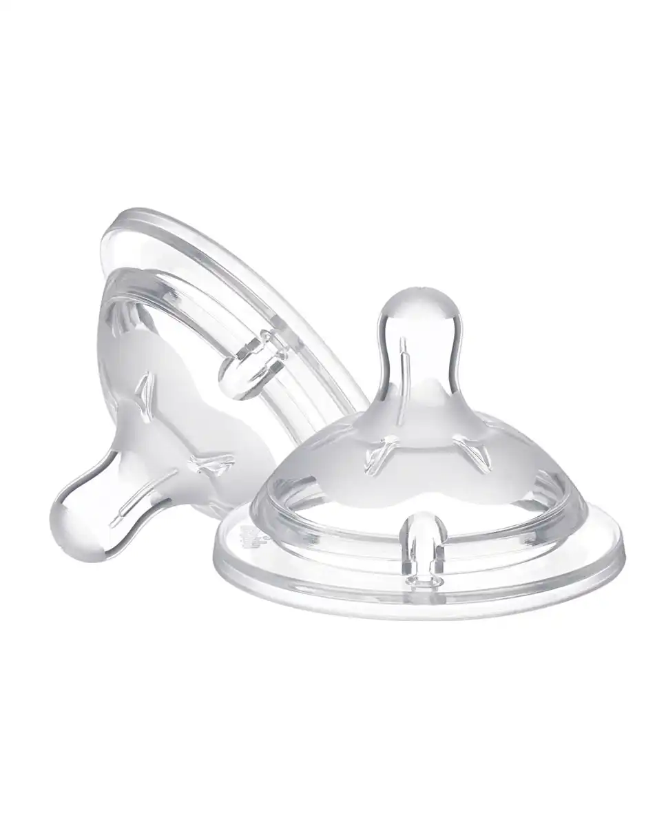 Chicco - Pack 2 Tetinas Anticólicos Silicona Natural Feeling Flujo Regulable +4m - Chicco - Comparador de precios