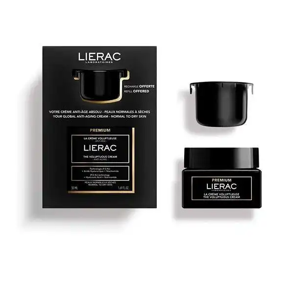 Cofre Premium Crema Voluptuosa + Recarga - LIERAC - Comparador de precios