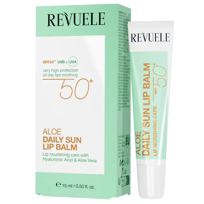 Daily Sun Bálsamo Labial con Aloe Vera SPF50+ 15 ml - Revuele - Comparador de precios