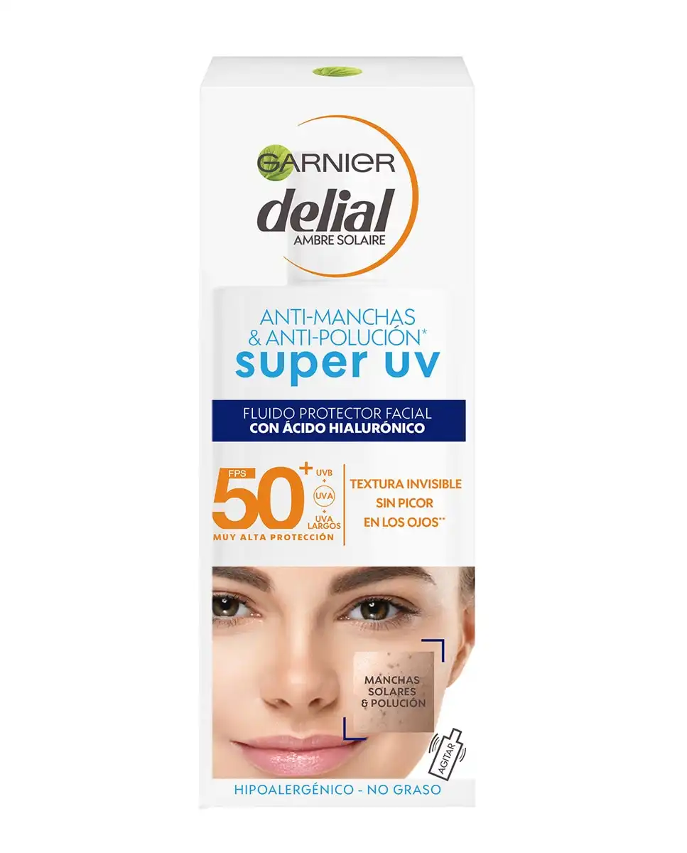 DELIAL - Crema Facial Sensitive Advanced Super UV Fluid FPS 50+ Garnier - DELIAL - Comparador de precios