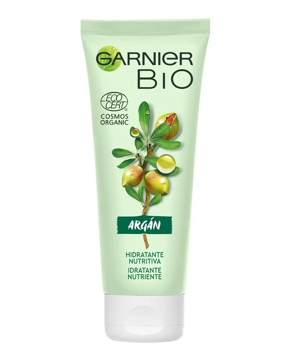 Garnier - Crema Hidratante Con Aceite De Argán, Aloe Vera Ecológico Y Ácido Hialurónico Bio - Garnier - Comparador de precios