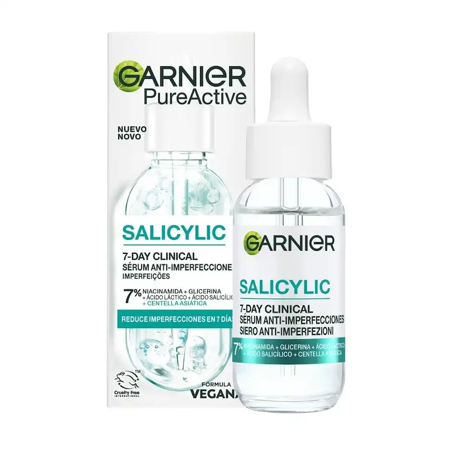 Garnier - Pure Active Salicylic Sérum Anti-Imperfecciones Antiacné 30 ml unisex - Garnier - Comparador de precios