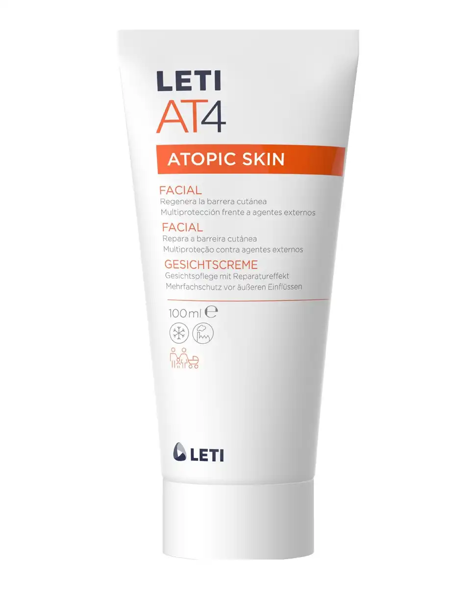 Leti - Crema Facial Emoliente Piel Atópica Y Seca At4 - Leti - Comparador de precios