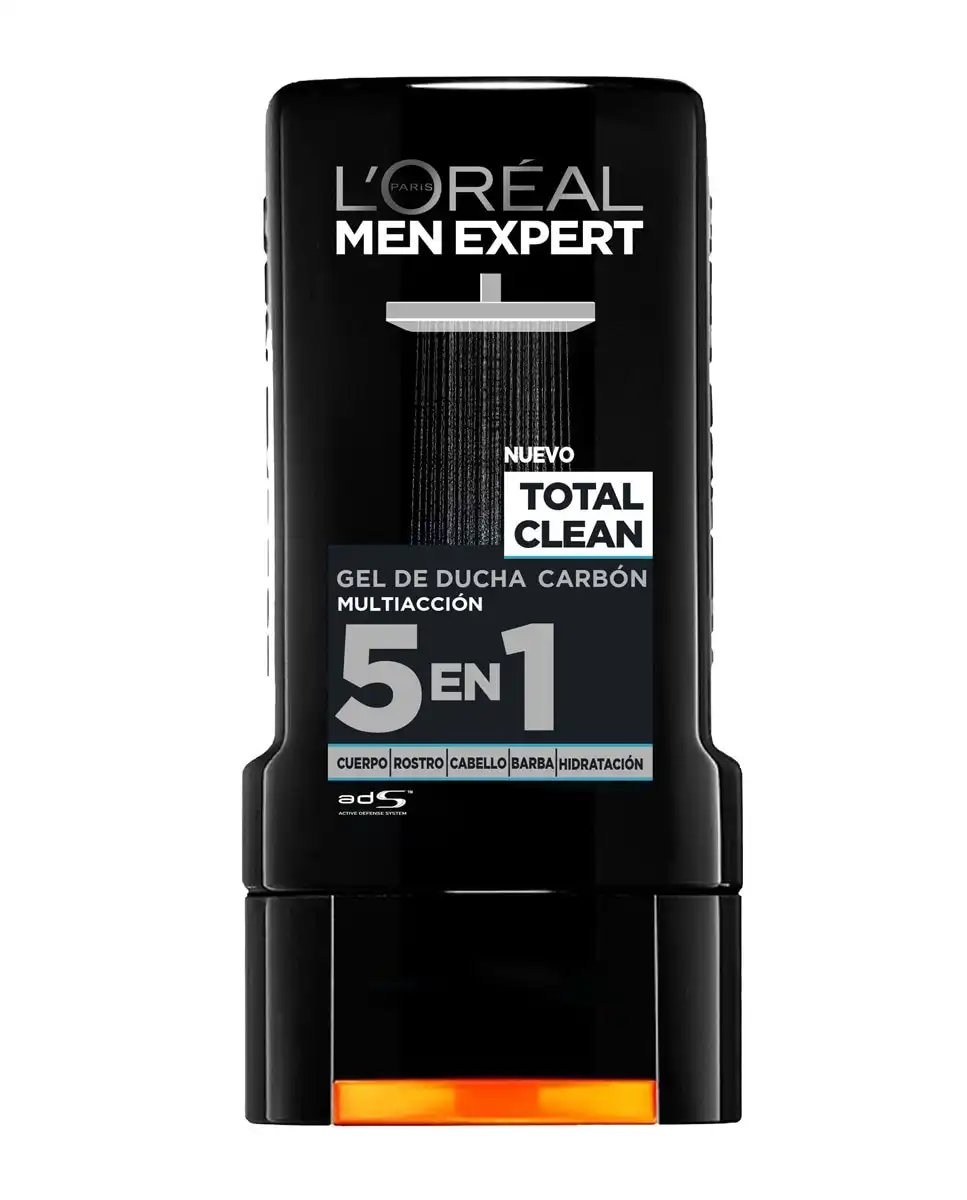 L'Oréal Men Expert - Gel De Ducha Total Clean Carbón - L'Oréal Men Expert - Comparador de precios