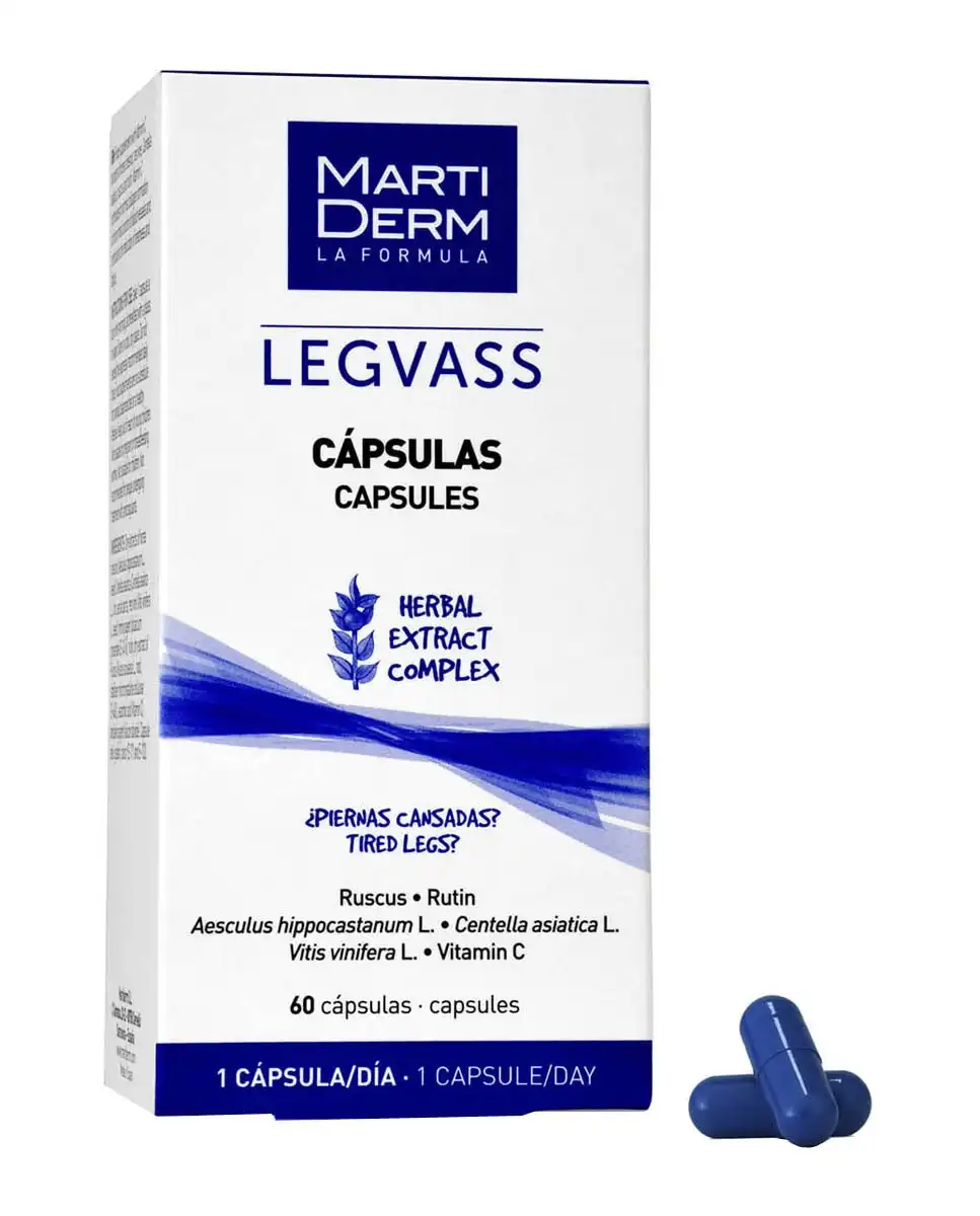 MartiDerm - 60 Cápsulas Colágeno Legvass Bodycare - MartiDerm - Comparador de precios