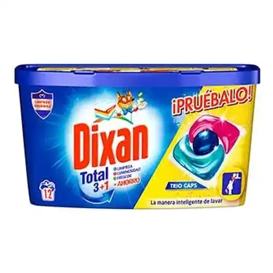 Total 3+1 Trio Caps 12 und Detergente en Cápsulas - DIXAN - Comparador de precios