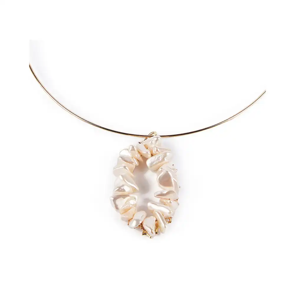 Mississippi Luxe collar #PERLAS #oro brillo 1 u - Shabama - Comparador de precios