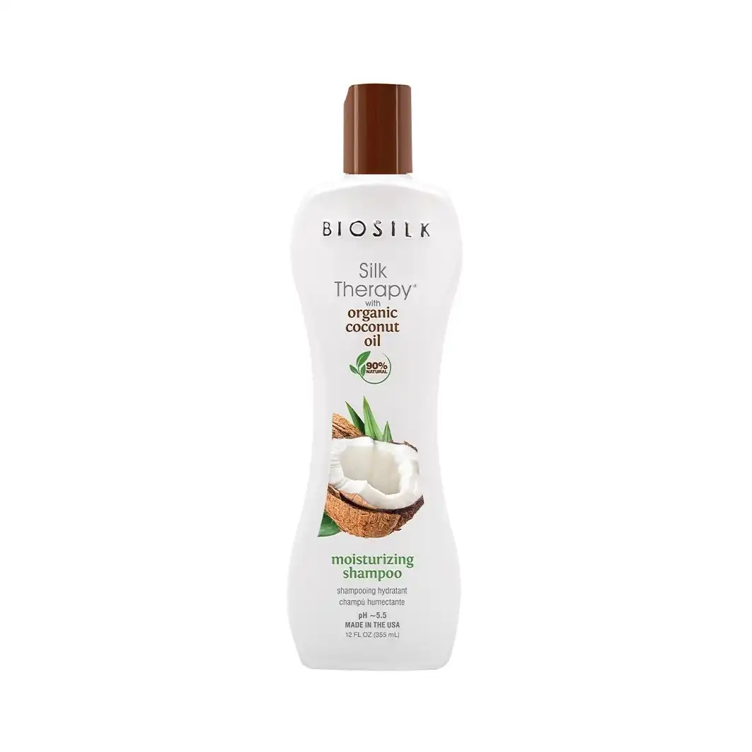 Natural Coconut Oil Moisturizing Champú capilar 355 ml - BioSilk - Comparador de precios