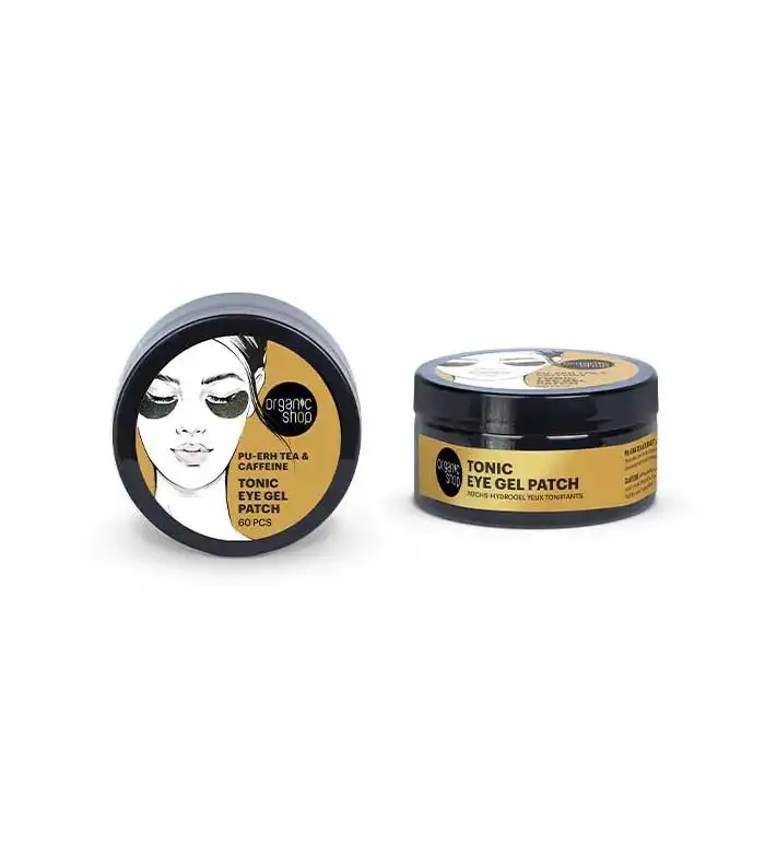Organic shop - Parches de gel tonificantes para el contorno - Té pu-erh y cafeína - Organic Shop - Comparador de precios