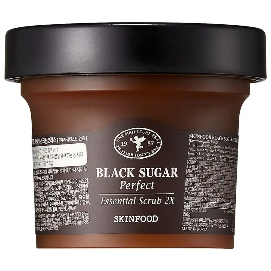 SKINFOOD - Duplo Black Sugar Perfect Essential Scrub Exfoliantes 210 g unisex - Skinfood - Comparador de precios