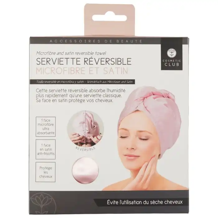 Toalla de Microfibra y Satén - Cosmetic Club - Comparador de precios