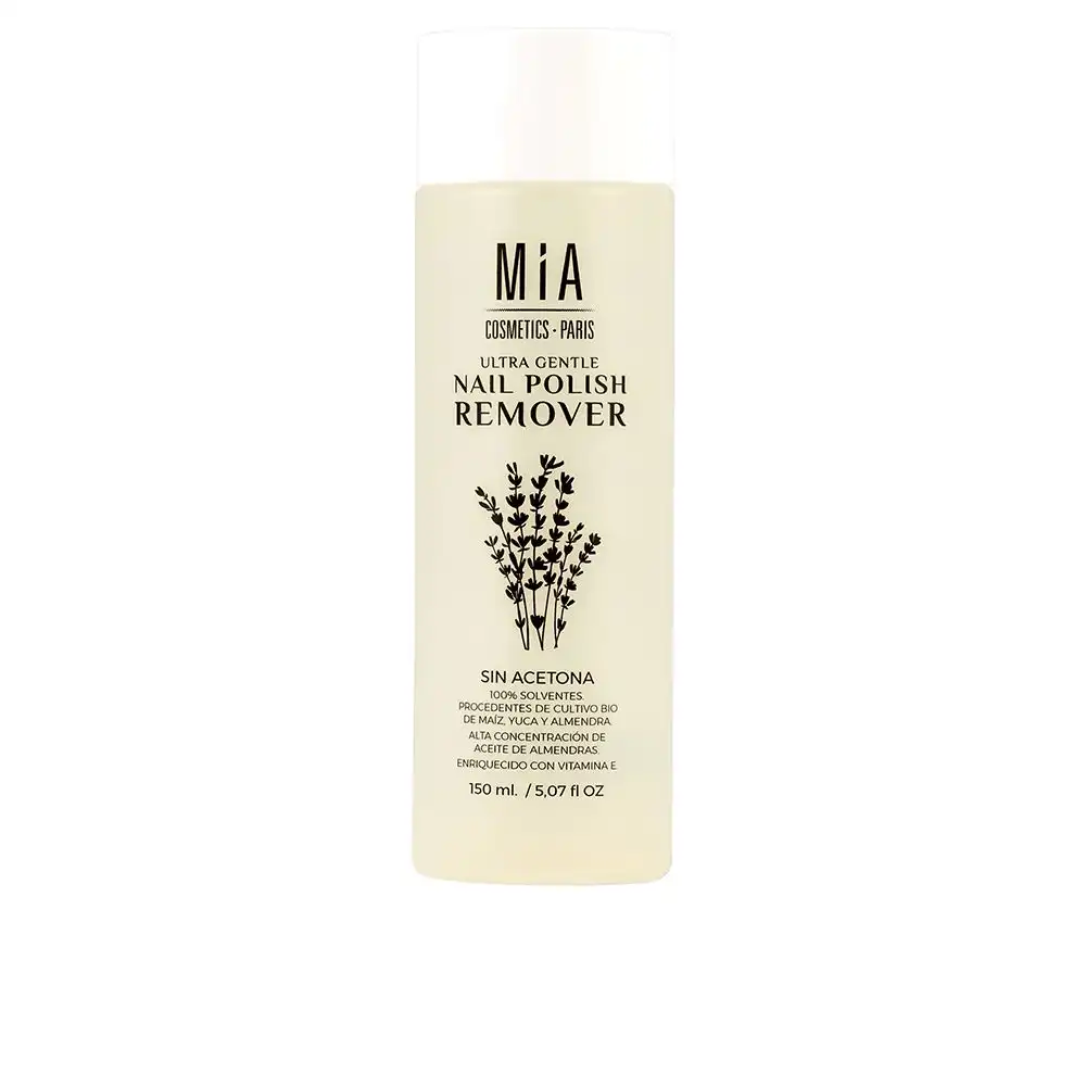 Ultra Gentle nail polish remover 150 ml - Mia Cosmetics Paris - Comparador de precios