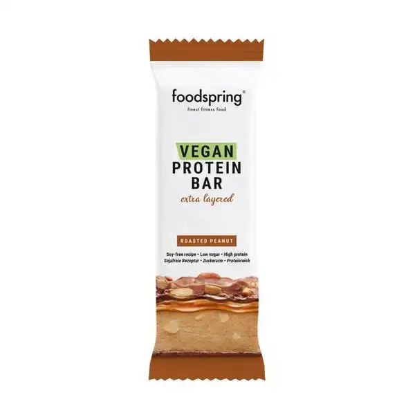 Vegan Protein Bar Roasted Peanut - FOODSPRING - Comparador de precios