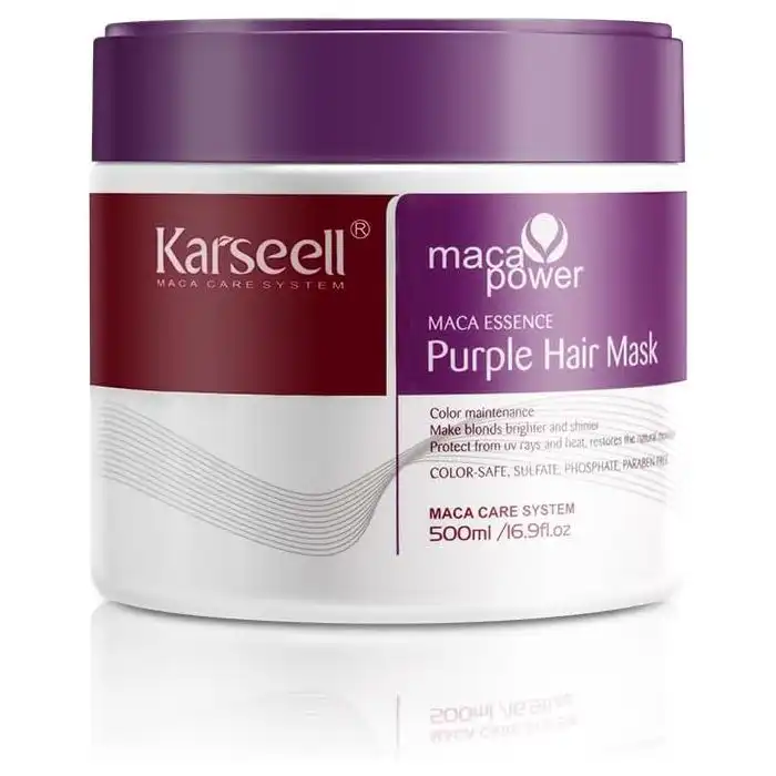 Maca Power Mascarilla Capilar Violeta 500 ml - Karseell - Comparador de precios