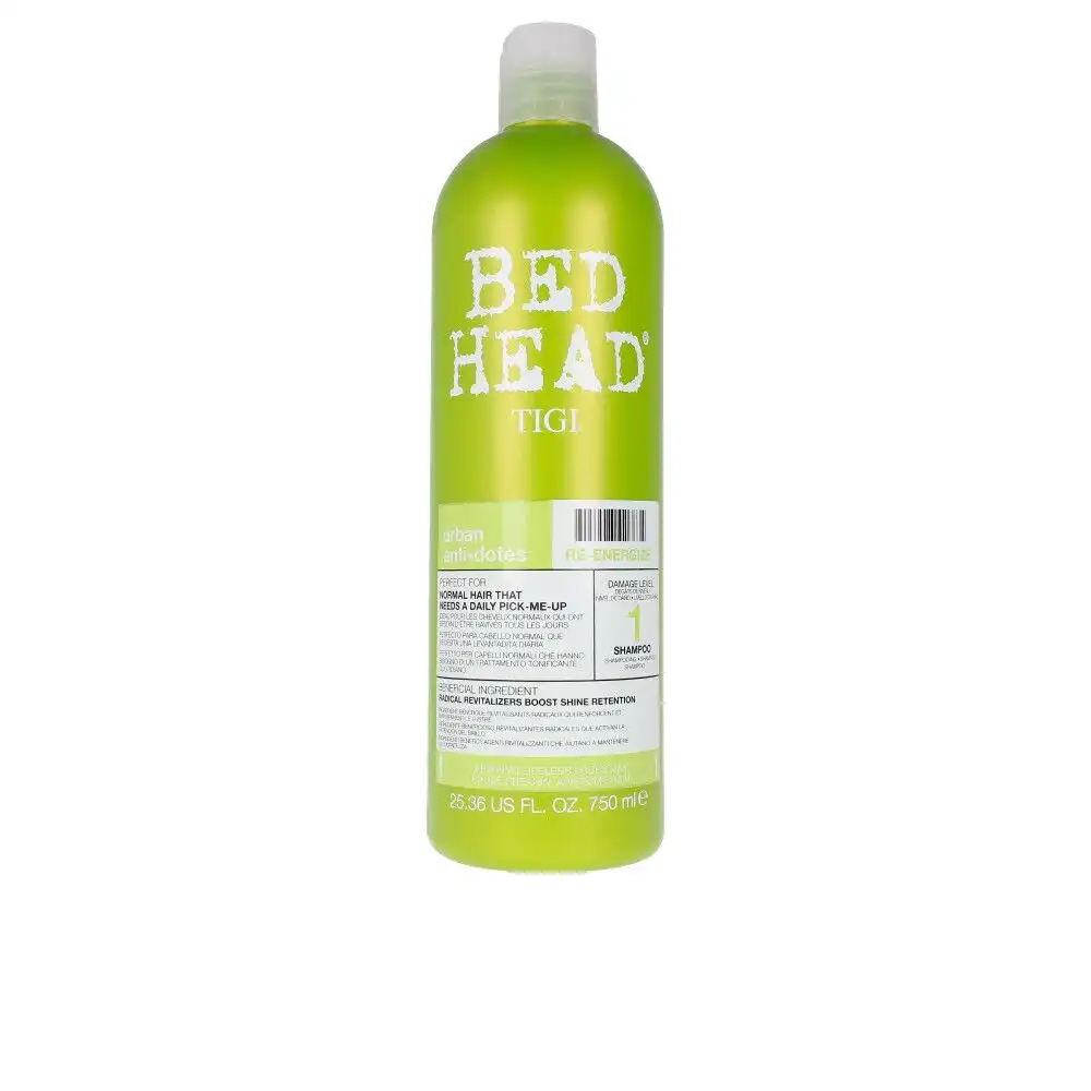 Bed Head urban anti-dotes re-energize shampoo 750 ml - Tigi - Comparador de precios