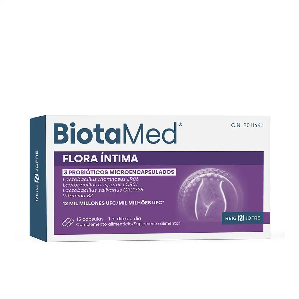 Biotamed Flora Íntima cápsulas 15 u - Forté Pharma - Comparador de precios