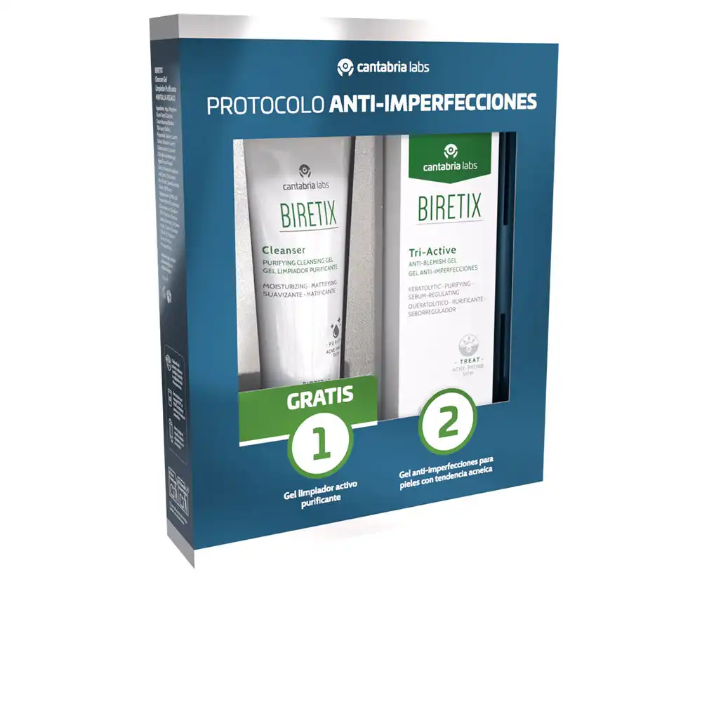 Biretix TRI-ACTIVE Protocolo ANTI-IMPERFECCIONES Estuche 2 pz - Cantabria Labs - Comparador de precios