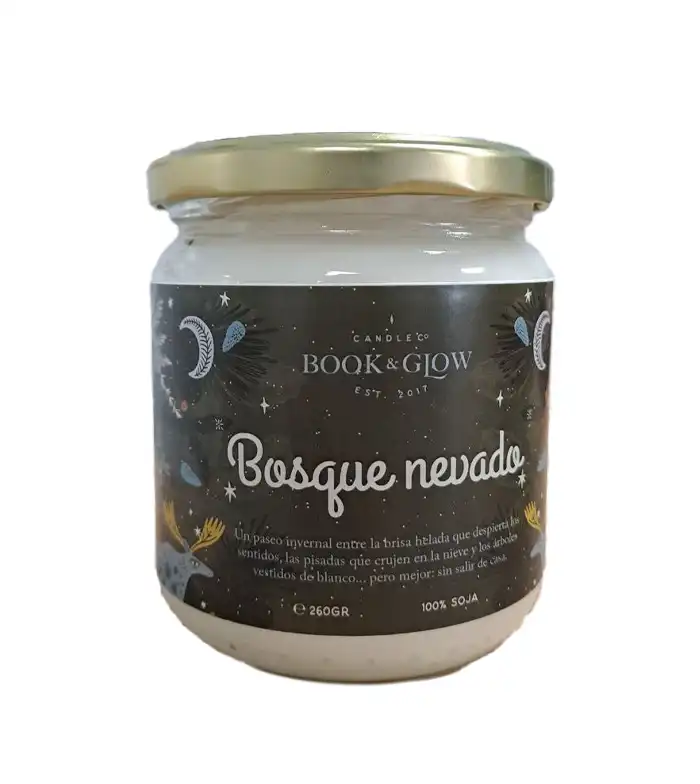 Book and Glow - *Perfect Moments* - Vela de soja - Bosque nevado - Book and Glow - Comparador de precios