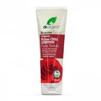 Dr. Organic Exfoliante Facial Rosa Damascena Antiedad, 125 ml - Dr. Organic - Comparador de precios