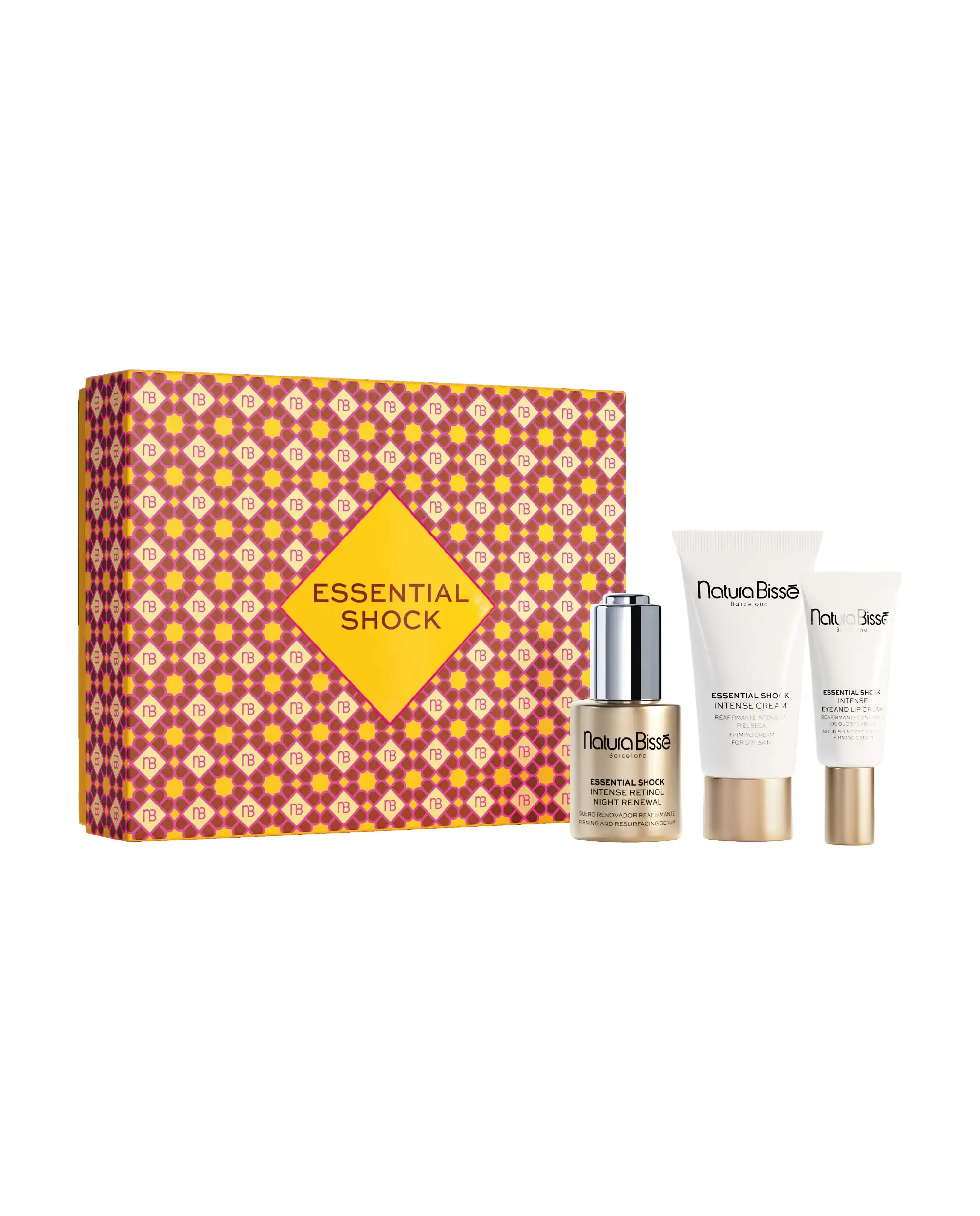 El trío reafirmante Essential Shock Intense para rostro, ojos y labios Natura Bissé 30 ml - Natura Bissé - Comparador de precios