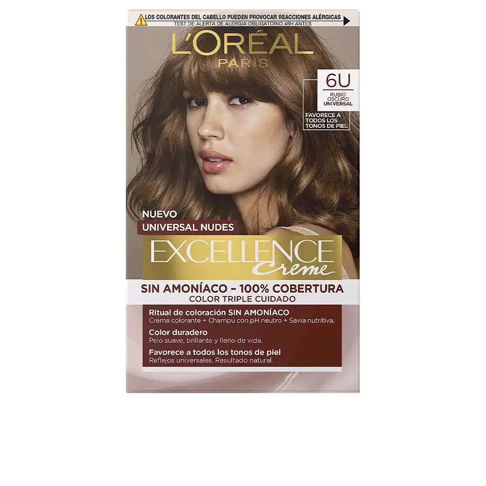Excellence creme universal nudes tinte #6u-dark blonde 5 u - L'Oréal Paris - Comparador de precios