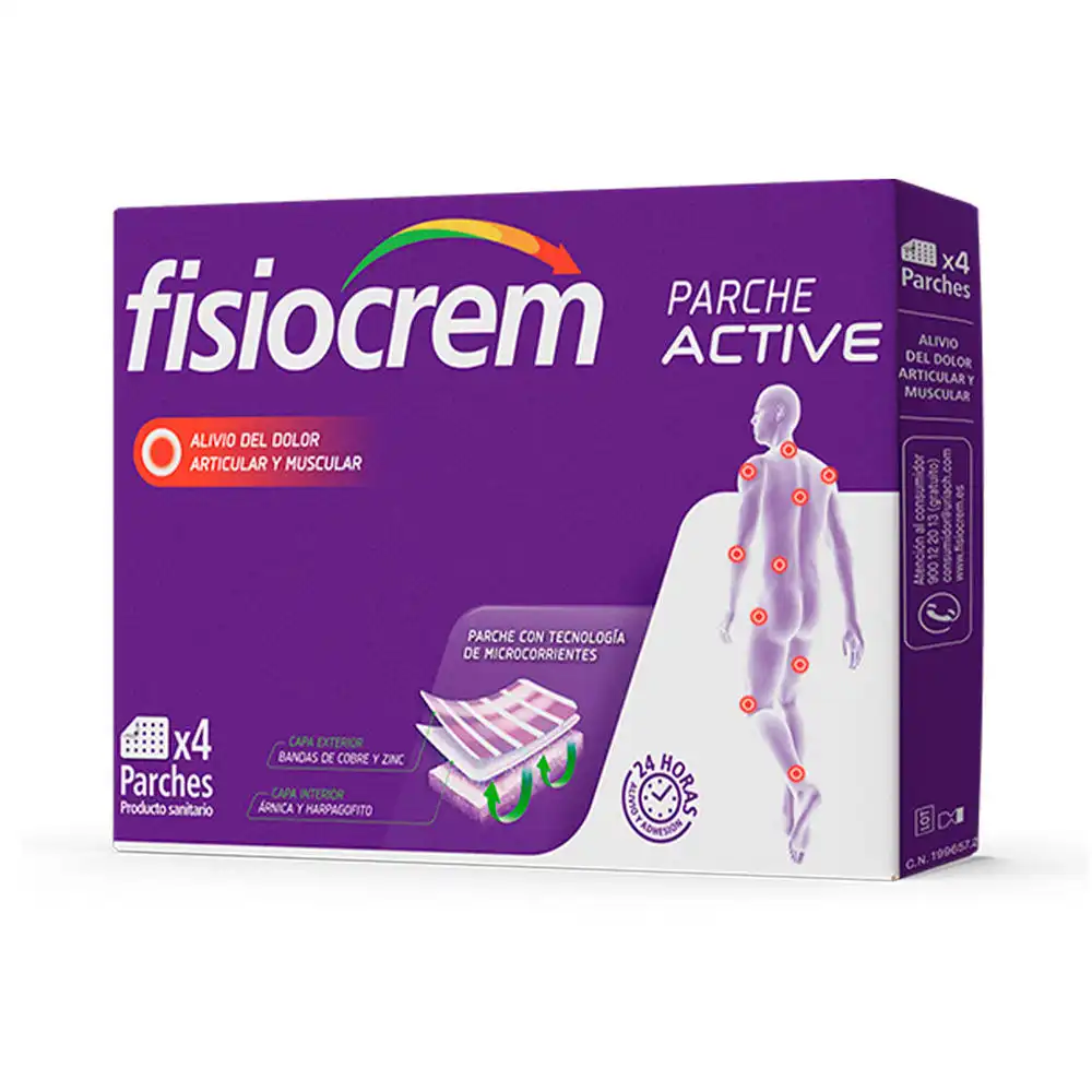 Fisiocrem parche active 4 u - Fisiocrem - Comparador de precios