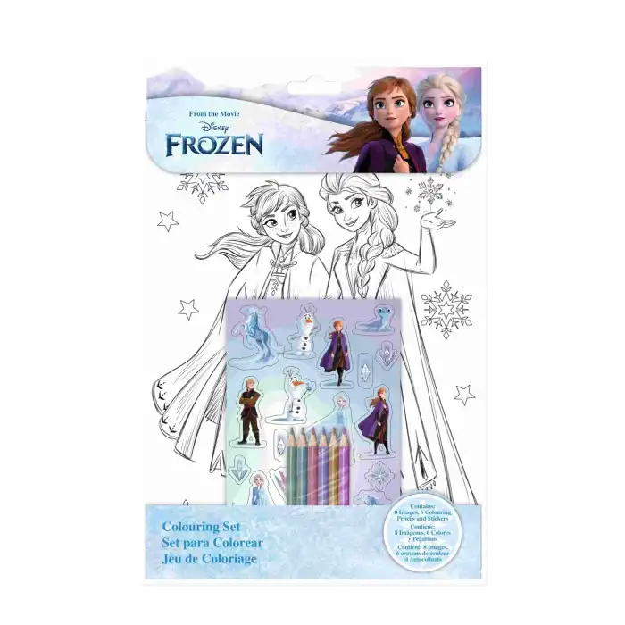 Frozen Set de Colorear con Stickers - KIDS - Comparador de precios