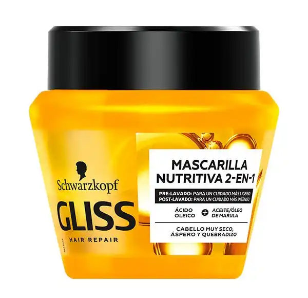 Gliss Gliss Mascarilla Oil Exilir, 300 ml - GLISS KUR - Comparador de precios