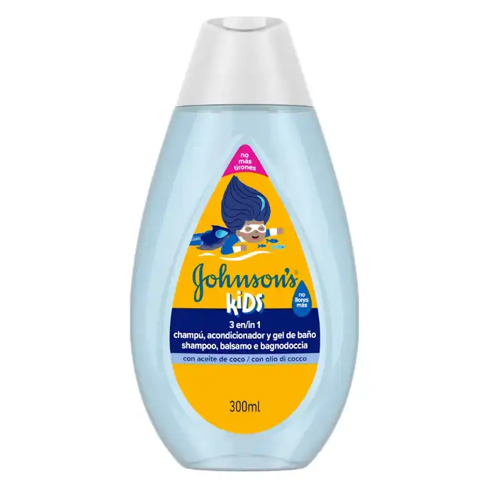 Kids 3 En 1 Champú, Acondicionador y Gel 300 ml - Johnson & Johnson - Comparador de precios