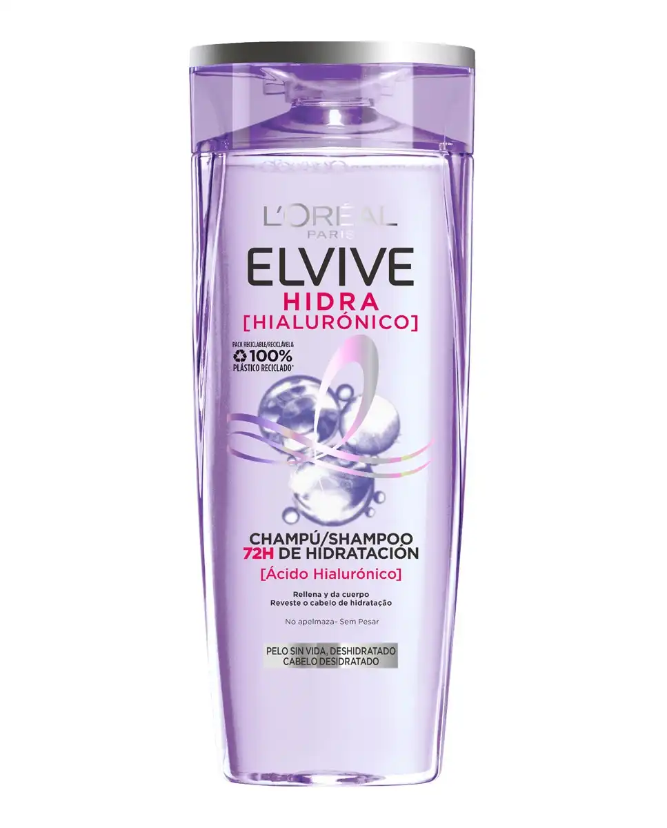 L'Oréal Paris - Champú Hidratación 72h Hidra Hialurónico Elvive L'Oreal Paris - L'Oréal Paris - Comparador de precios
