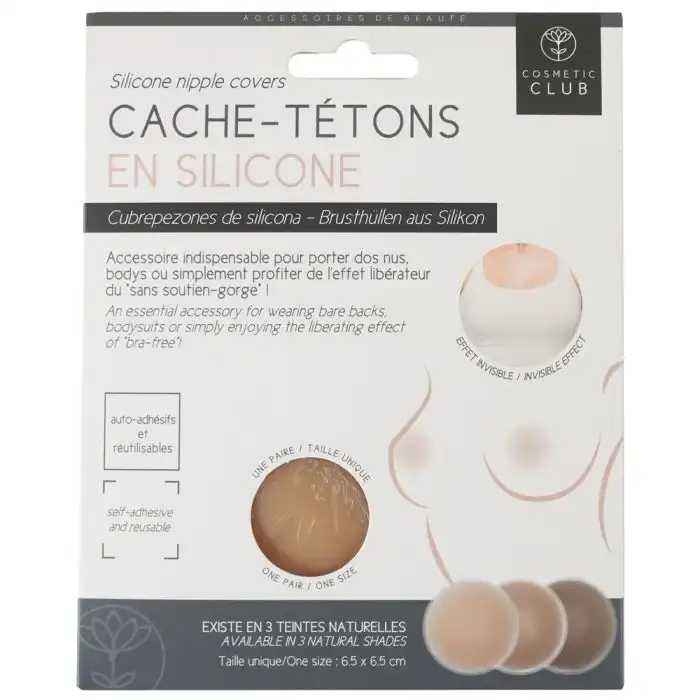 Par de Cubrepezones Silicona - Cosmetic Club - Comparador de precios