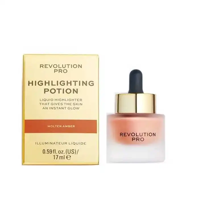 Revolution Pro - Iluminador líquido Highlighting Potion - Molten Amber - REVOLUTION PRO - Comparador de precios