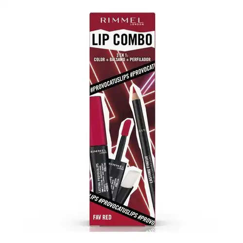 Rimmel Lasting Provocalips Combo 2 Labial Líquido + Perfilador de Labios - Rimmel - Comparador de precios