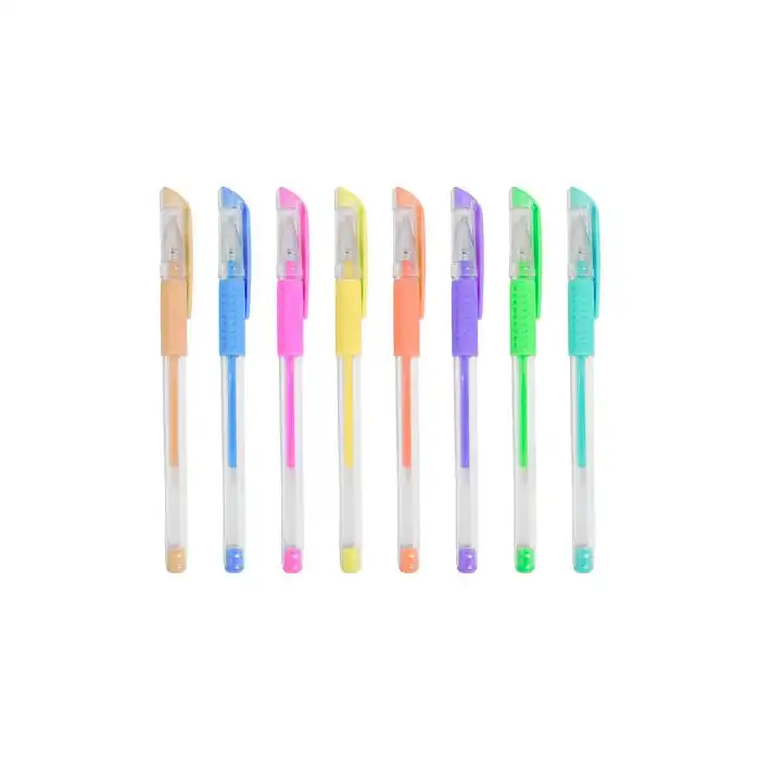 Set 8 Bolígrafos Gel de Colores Pastel - MOI* - Comparador de precios