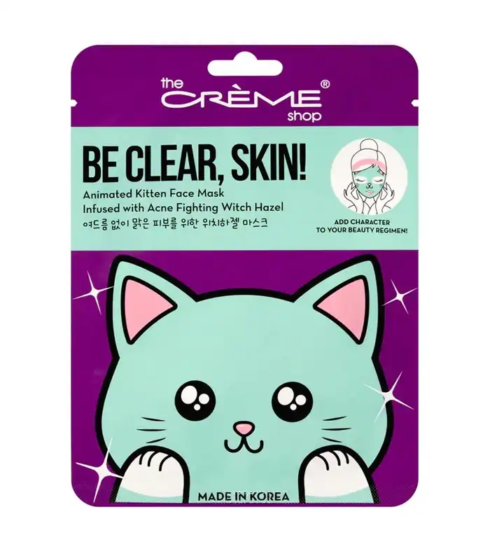 The Crème Shop - Mascarilla facial - Be Clear, Skin! Gato - THE CREME SHOP - Comparador de precios