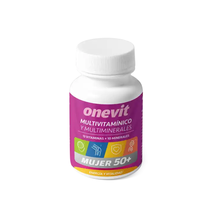 Cápsulas Mujer 50+ Multivitamínico y Multiminerales - ONEVIT - Comparador de precios