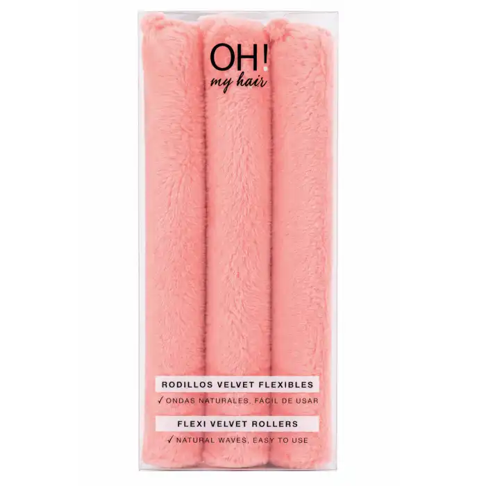 Oh My Hair Flexi Velvet Rollers Set 3 Rulos - You Are The Princess - Comparador de precios