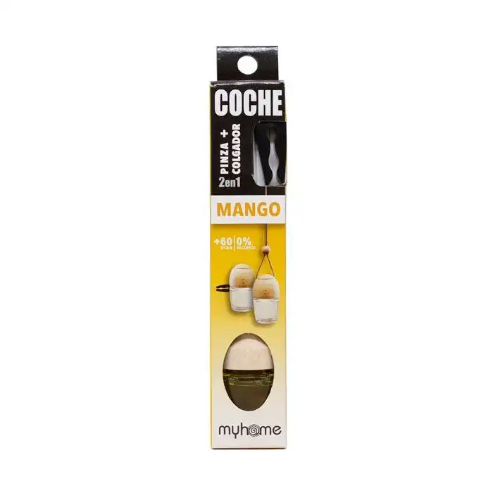 Ambientador Coche con Pinza Mango 7 ml - MYHOME - Comparador de precios